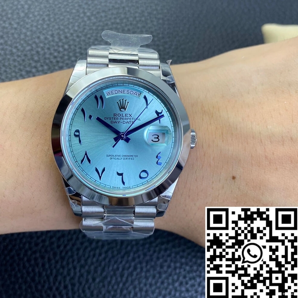 Date Customization Day Blue Factory Stainless Rolex Steel BP Dial Ice Middle East 0914
